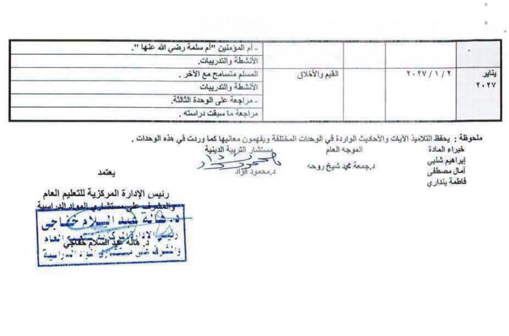 توزيع منهج الجين تانيه اعدادي1 توزيع منهج الجين تانيه اعدادي1